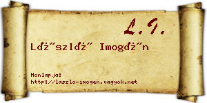 László Imogén névjegykártya